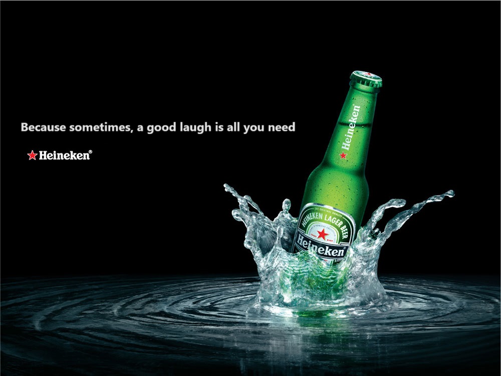 Historically, Heineken commercials are known for being funny